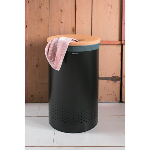 Brabantia Ko&amp;scaron; za perilo 60 L s pokrovom iz plute Slike