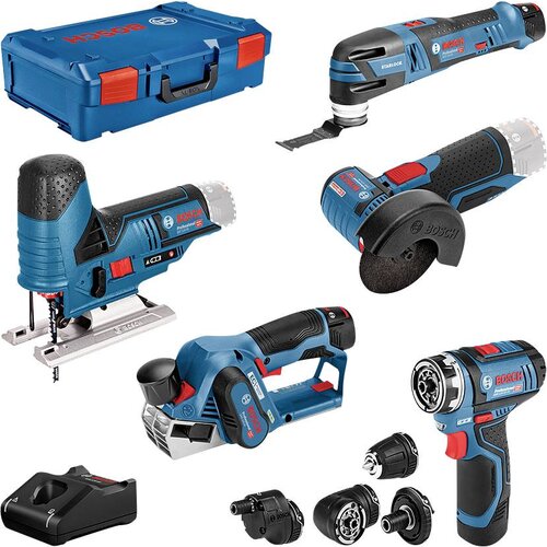 Bosch Professional 5 tool KIT + GBA + GAL + XL-boxx 0615A0017D komplet orodja univerzalna v kovčku 10-delni, (20521002) Cene