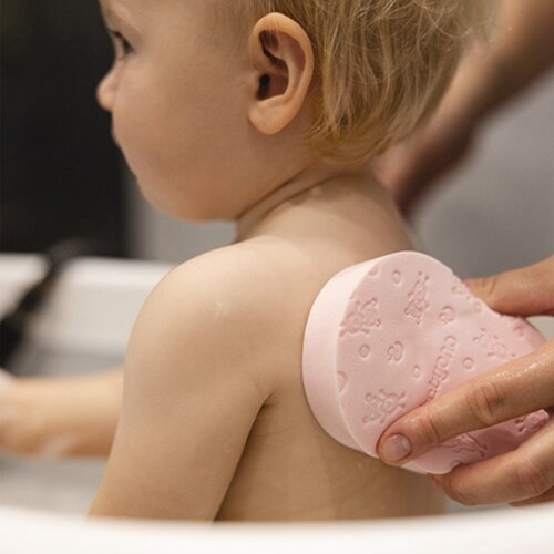 BabyOno spužva za kupanje, roza Slike