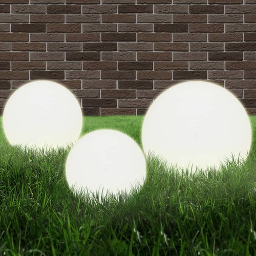  LED kuglasta svjetiljka 3 kom 20/30/40 cm PMMA Cijene