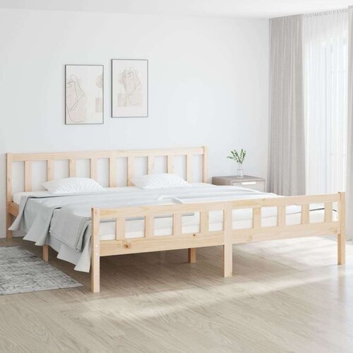  Posteljni okvir trden les 160x200 cm, (20601202) Slike