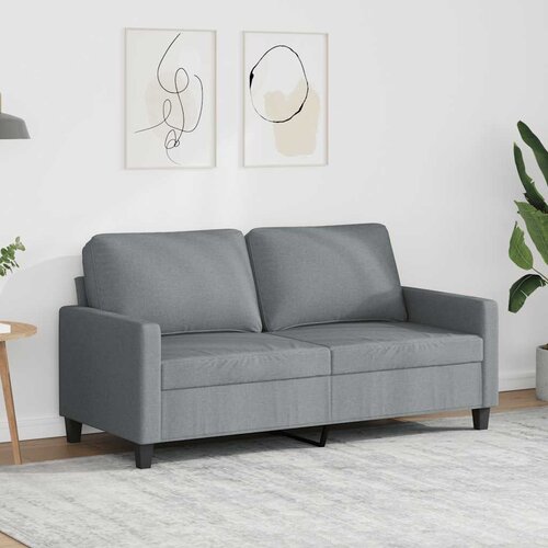  Dvosjed od tkanine svjetlosivi 140 cm Cene
