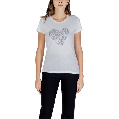 Liu Jo Majice s kratkimi rokavi ECS T-SHIRT MODA M/C UF5264 JS923 Bela Cene