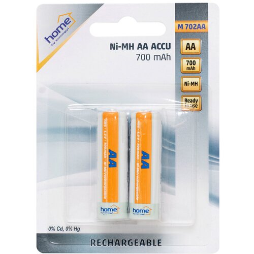 Home Baterija punjiva AA, 700mAh, NiMh, blister 2 kom - M 702AA Cijene