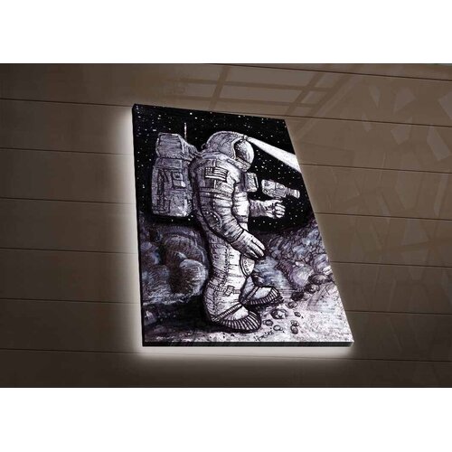 Wallity Zidna slika sa LED rasvjetom NASA-045, 45x70 cm Cijene