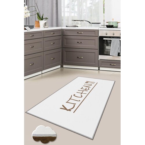 Conceptum Hypnose Tepih Wookece237, 100x300 cm, Smeđe-bijeli Cijene
