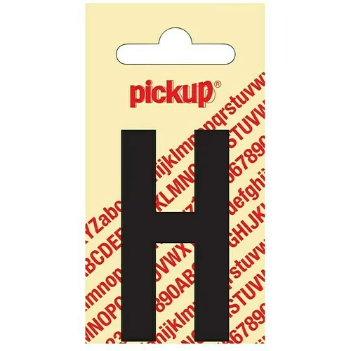 Pickup Naljepnica (Motiv: H, Crne boje, Visina: 60 mm)