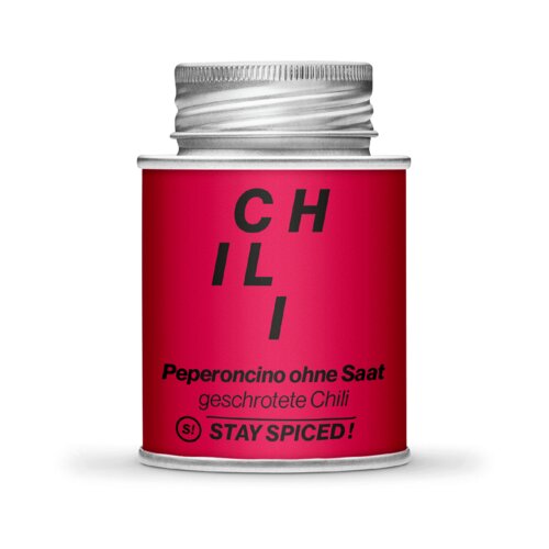 Stay Spiced! Čili/peperoncino rdeč blag, razrezan, brez semen Cene