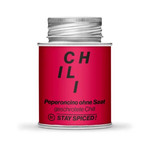 Stay Spiced! Čili/peperoncino rdeč blag, razrezan, brez semen