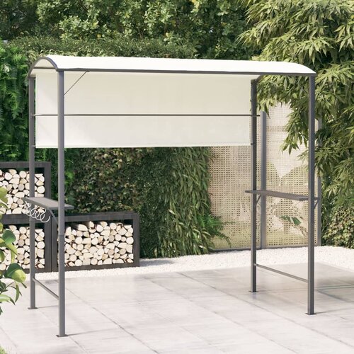 vidaXL Paviljon s streho 220x110x200 cm krem Cene