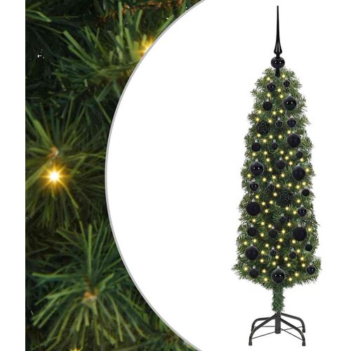 vidaXL Umestno božično drevo Zelena 120 cm PVC in Jeklo in Plastika, (5000067085) Cene