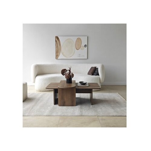 Hanah home Set stočića za kafu Paris Bronze Orah Slike