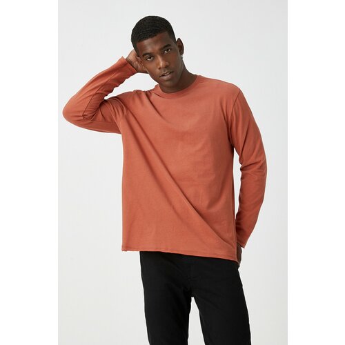 Koton Men's Orange T-Shirt Slike