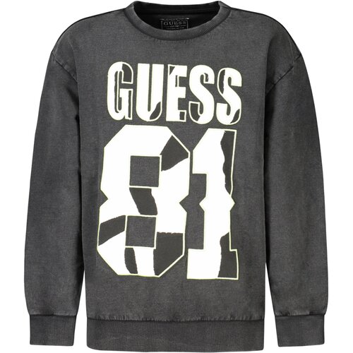 Guess Jeans SWEATSHIRT WITHOUT ZIP CHILD BLACK Cene