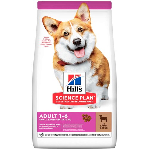 Hill’s Science Plan Adult 1-6 Small & Mini jagnjetina & riž - 6 kg Cene