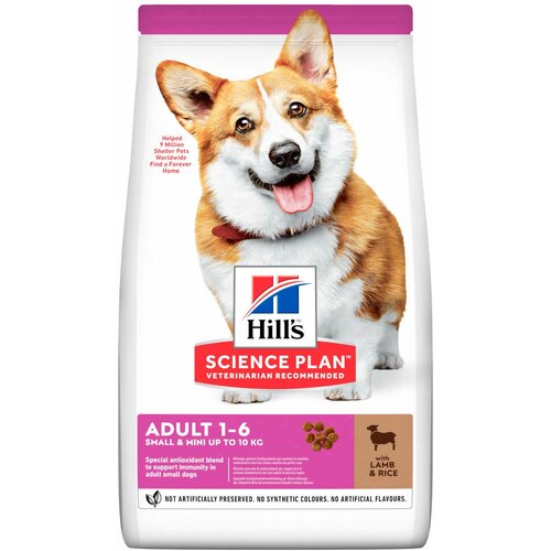 Hill’s Hill's™ Science Plan™ Pas Adult Small&Miniature, Jagnjetina i Pirinač, 6 kg Slike