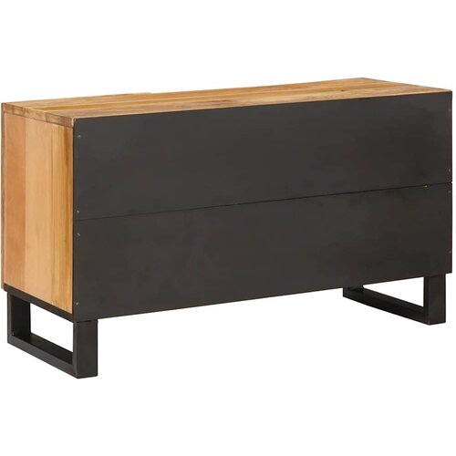  ormar s pohranom Smeđa 80 x 33 x 46 cm Čvrsto drvo manga Slike