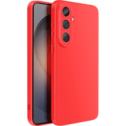 AVIZAR Mehak silikonski ovitek za Galaxy S26 Plus z ojačanim blokom kamere, Rdeča, (5000275288) Cene