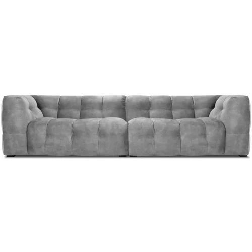 Windsor & Co Sofas siva baršunasta sofa Vest, 280 cm