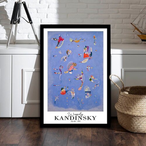 WALLXPERT 4262SYHKANDINSKY-030 Vi&scaron;enamenska Dekorativna Slika u Ram Cene