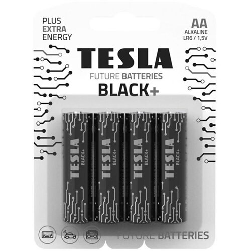 Tesla Batteries - 4 kom alkalnih AA baterija BLACK+ 1,5V 2800 mAh Cene