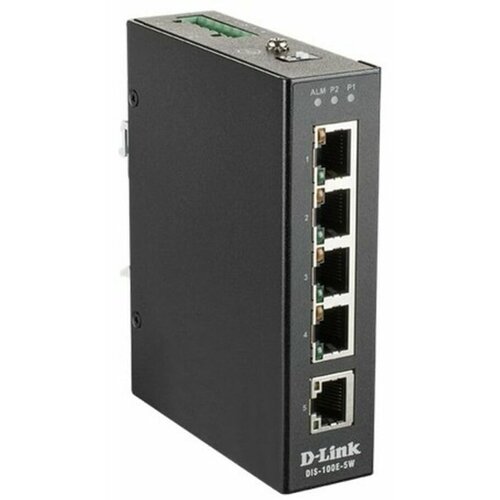 D-link DIS-100E-5W 5-Port Fast Ethernet Industrial Switch Cene