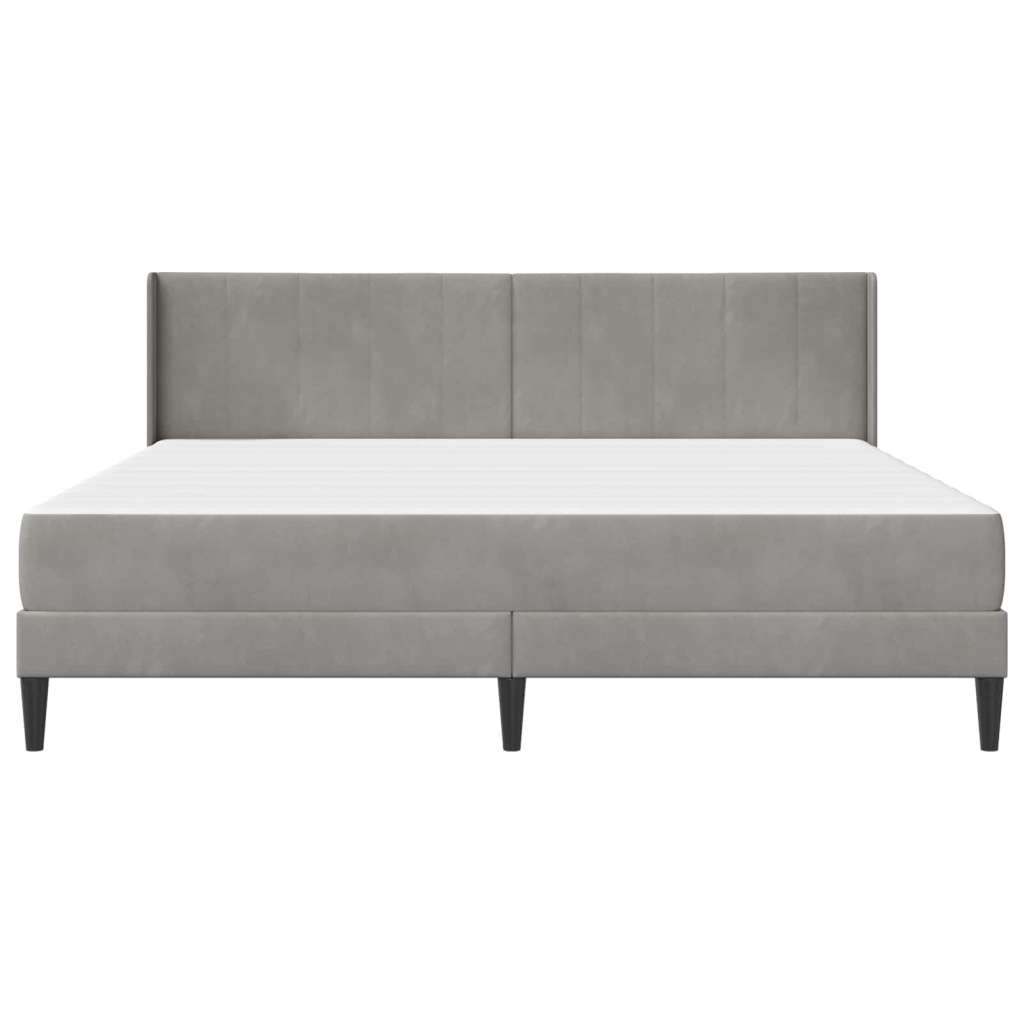  Okvir kreveta s madracem 2 pcs Svijetlo siva Bar&amp;scaron;un - Svjetlosiva 180 x 200 cm Slike