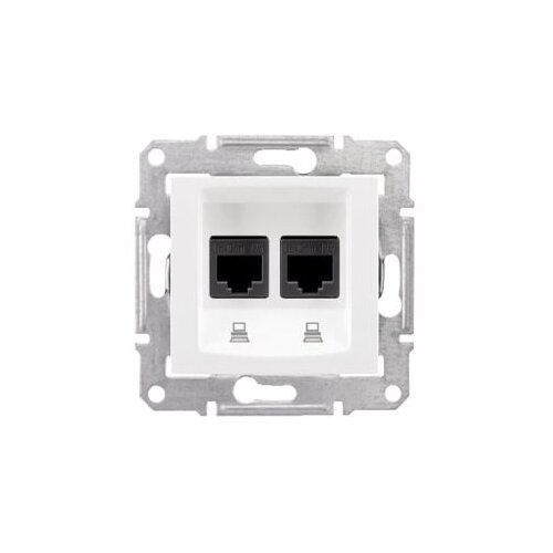 Utičnica 2xRJ45 cat5 UTP bijela SEDNA Cijene