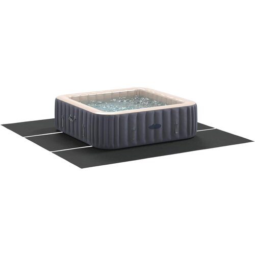  Podni sheet za bazen Crna 396 x 396 x 0,1 cm Neslojno platno Slike