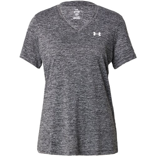 Under Armour Funkcionalna majica 'Twist' pegasto siva / bela Cene