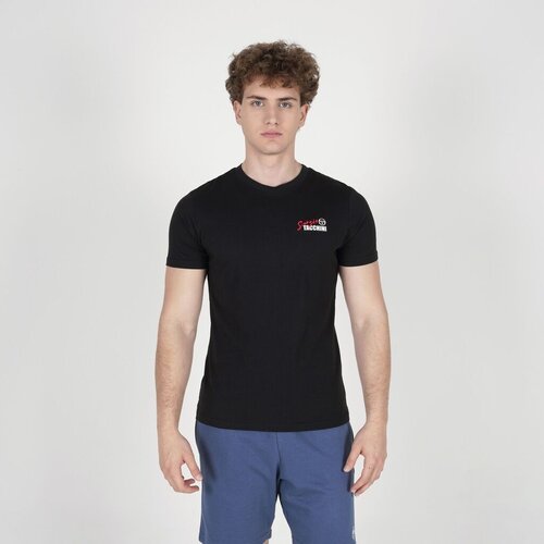 Sergio Tacchini Mu&amp;scaron;ka majica kratkih rukava Enzo M, Crna Slike