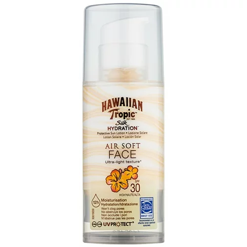 Hawaiian Tropic Silk Hydration Air Soft zaščitna krema za obraz SPF 30 50 ml