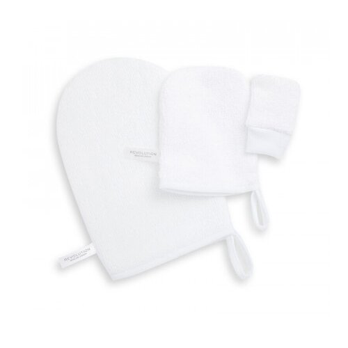 Revolution rokavice za či&amp;scaron;čenje kože - Reusable Soft Cleansing Mitts Slike