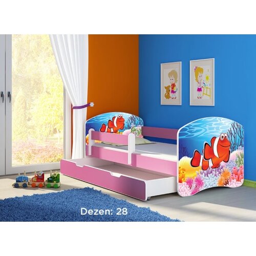 ACMA krevet za decu pink sa fiokom 180x80 2 28 Cene