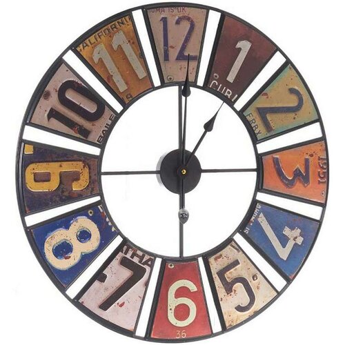  Zidni sat Pisana Retro Metal (60 x 4 5 x 60 cm) Cijene