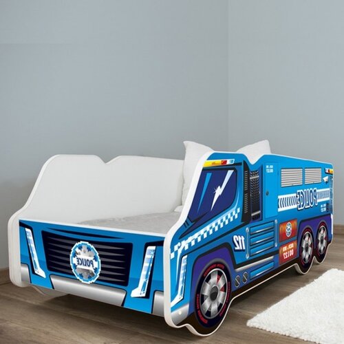 Made in Poland Krevet za dete Truck Police140x70 cm Cene