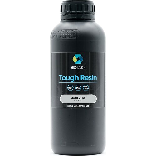 3DJAKE Tough Resin Lichtgrau - 1.000 g Slike