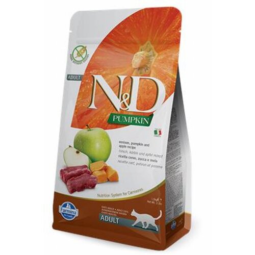 Farmina n&d pumpkin hrana za mačke cat venison&apple 300g Cene