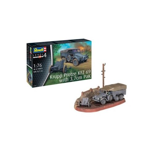 Revell maketa krupp protze kfz 69 with 3.7cm pak ( RV03344 ) Cene