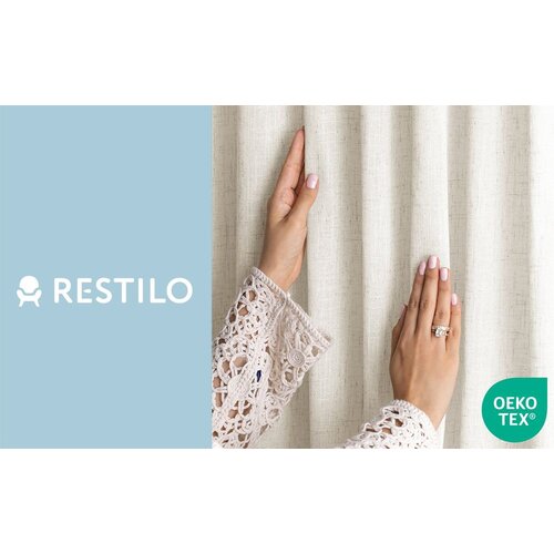Restilo Zavjesa Velari 140x230 cm, svijetlo bež Slike
