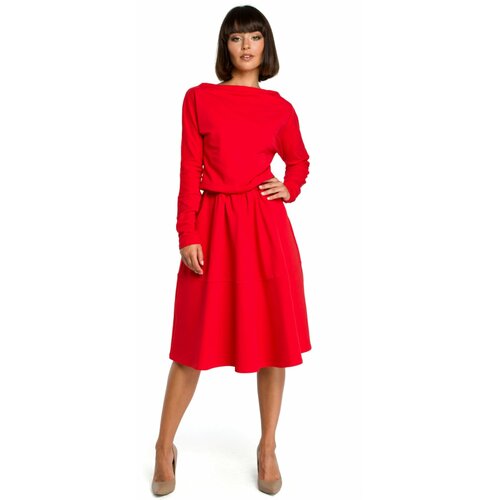 BeWear Ženska haljina B087 crvena Slike