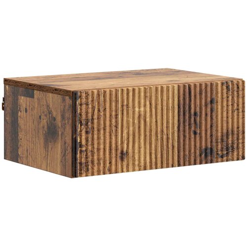  Noćni ormarić za montažu na zid Staro drvo 49 x 34,5 x 20 cm Cene