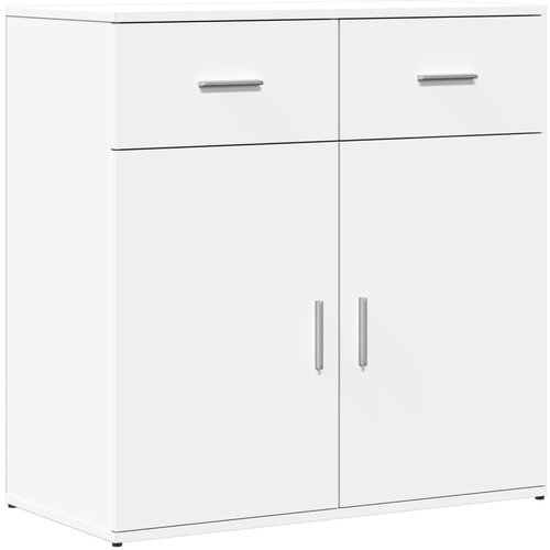 Maison Chic Komoda - Predalnik bela 79x38x80 cm inženirski les, (21716208) Slike