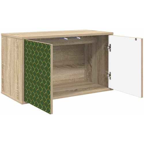  ormar za montažu na zid GELEEN 69 x 33 x 40 cm Hrast sonoma Slike