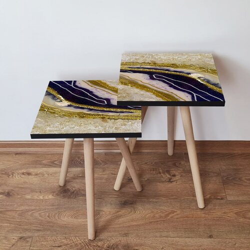 Hanah home Set 2 stočića 2Shp114 Multicolor Cene