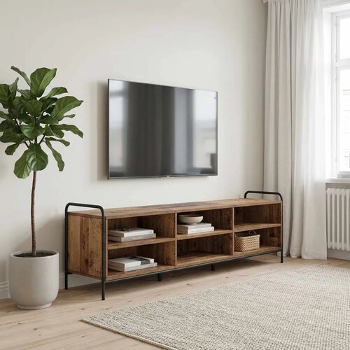  TV ormar 140 x 39 5 x 50 cm Staro drvo Konstruirano drvo - Staro drvo 167 5 x 36 5 x 50 cm Slike