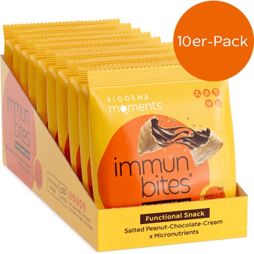 Moments by biogena immun bites 'Salted Peanut-Chocolate-Cream' - 10 x 30 g Cijene