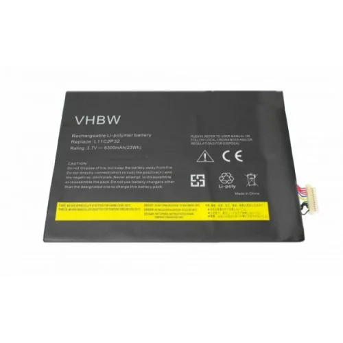 VHBW Baterija za Lenovo IdeaPad S6000 / A10-70, 6300 mAh