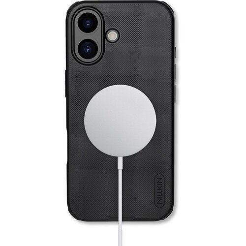 Nillkin Super Frosted Shield Pro Magnetic futrola za iPhone 17, MagSafe, crna Slike