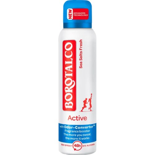 Borotalco dezodorans 150ml Active Sea Salts Cene